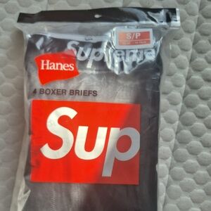 Supreme Black Boxer Briefs - 4 Pack